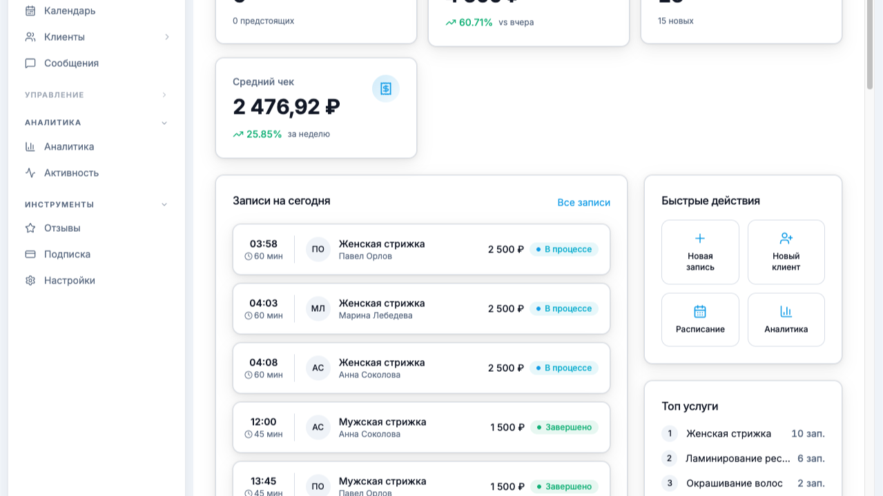 Дашборд ТакиТик